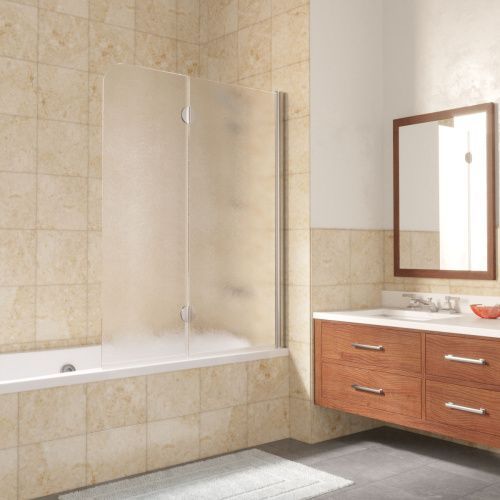 Душевая шторка на ванну Vegas-Glass E2V LUX E2V LUX 120 08 02 R 120х150 стекло рифленое профиль хром ориентация правая