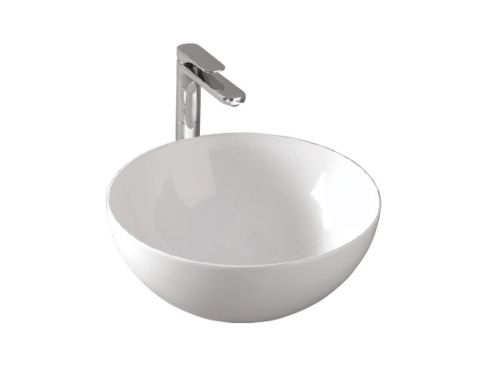 Раковина керамическая Artceram La Ciotola LCL001 01 00 50х50 накладная цвет белый без отверстий под смеситель