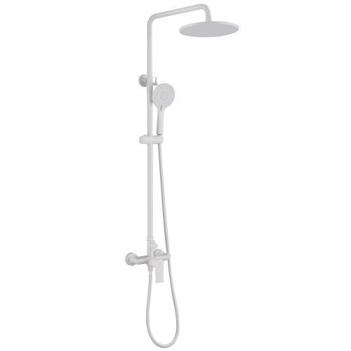 Душевая стойка Abber AF8020FWL настенная цвет белый
