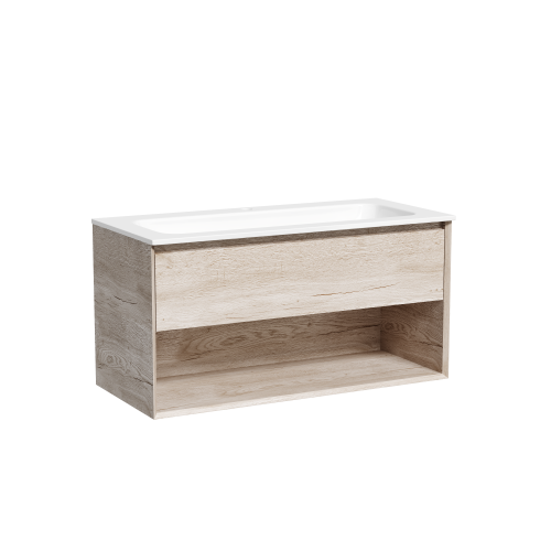 Тумба под раковину Sancos Marmi 1.0 MR1.0100EG 100х40 подвесная цвет коричневый