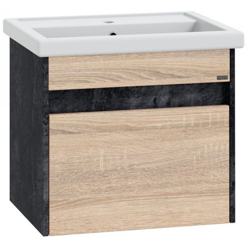 Тумба под раковину СанТа Мира 700354 60х40 подвесная цвет бежевый