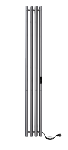 Полотенцесушитель электрический Indigo Style 4 LSE120-18GFMRt 20х120 серый