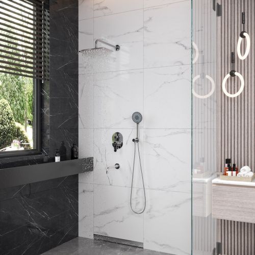 Душевая система Berges Ventas 073009 встраиваемая в стену цвет хром