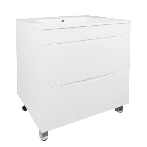 Тумба с раковиной Loranto SANTORINI CS00086972 60х50 напольная цвет белый