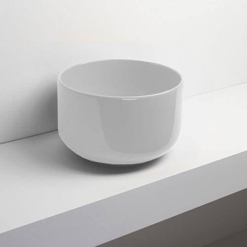 Раковина керамическая Simas Balloon BA02bi 40 см накладная цвет белый без отверстий под смеситель