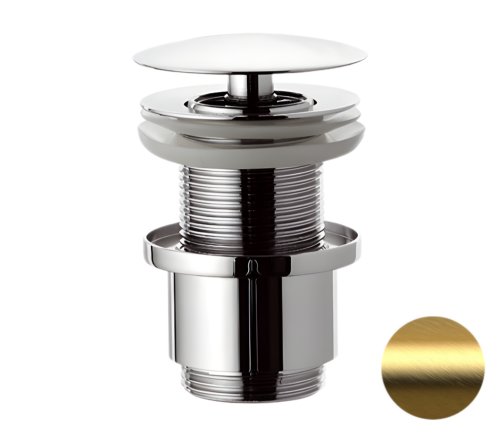 Донный клапан Remer 9072114BG золото