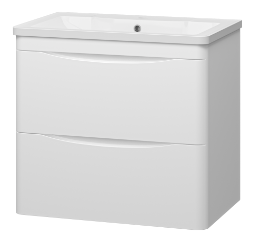 Тумба под раковину Misty Атлантик П-Атл-01070-011П2Я 70х50 подвесная цвет белый