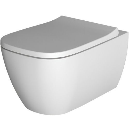 Чаша унитаза подвесная Alice Wunder 45000109 цвет белый без сиденья безободковая