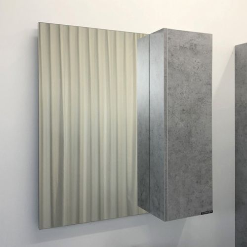 Зеркало-шкаф Comforty Осло 00-00006508CF 80х80 подвесной цвет серый