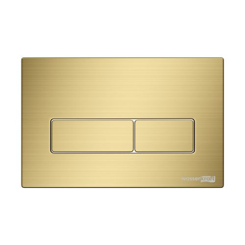 Клавиша смыва механическая Wasserkraft MG03 цвет золото