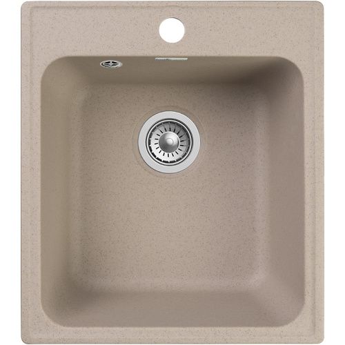 Кухонная мойка Granfest Quarz 17 песочный 50х40 цвет бежевый поверхность матовая