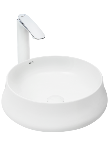 Раковина из сантехнического фаянса WeltWasser WW SK 10000003853 40х40 подвесная цвет белый без отверстий под смеситель