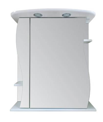 Зеркало-шкаф Misty Зеркала-шкафы Э-Лиа02065-01СвЛ 70х70 подвесной цвет белый