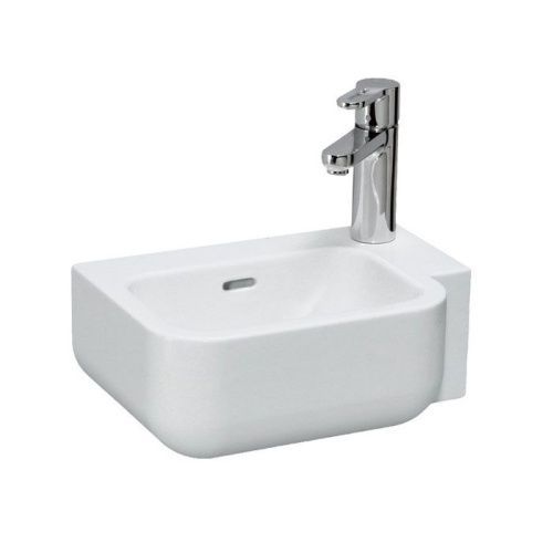 Раковина керамическая Laufen Form 8.1667.5.000.106.1 40 см подвесная цвет белый 1 отверстие под смеситель