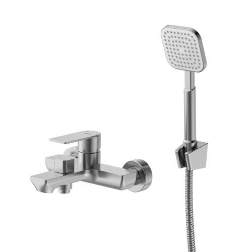 Смеситель для ванны Milardo Maze MAZBN00M02 настенный сатин