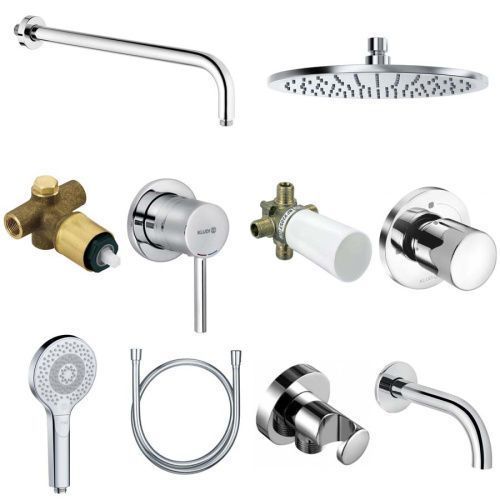 Душевая система Kludi BOZZ 386340576 встраиваемая в стену цвет хром