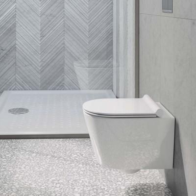 Чаша унитаза подвесная Catalano Zero 111460001 цвет белый без сиденья безободковая смыв торнадо