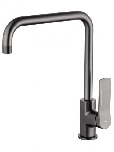 Смеситель для кухни Wonzon & Woghand WW-L1006-BGG на мойку серый