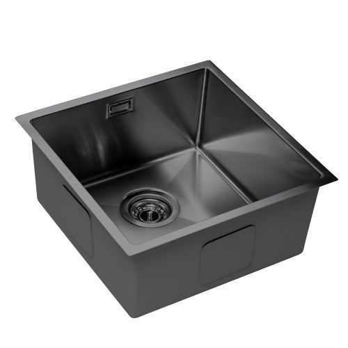 Кухонная мойка Grandex Aqua PROLINE 44 3034133 45х45 цвет серый поверхность матовая