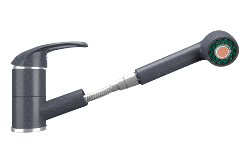 Смеситель для кухни Ulgran Classic U-002-343 на мойку черный