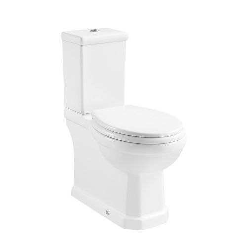 Унитаз-компакт напольный с бачком Creo Ceramique TOULON TL1002+TL1003+TL1001 белый с сиденьем микролифт