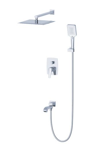 Душевая система Wonzon & Woghand FLEX WW-88939072-CR встраиваемая в стену цвет хром