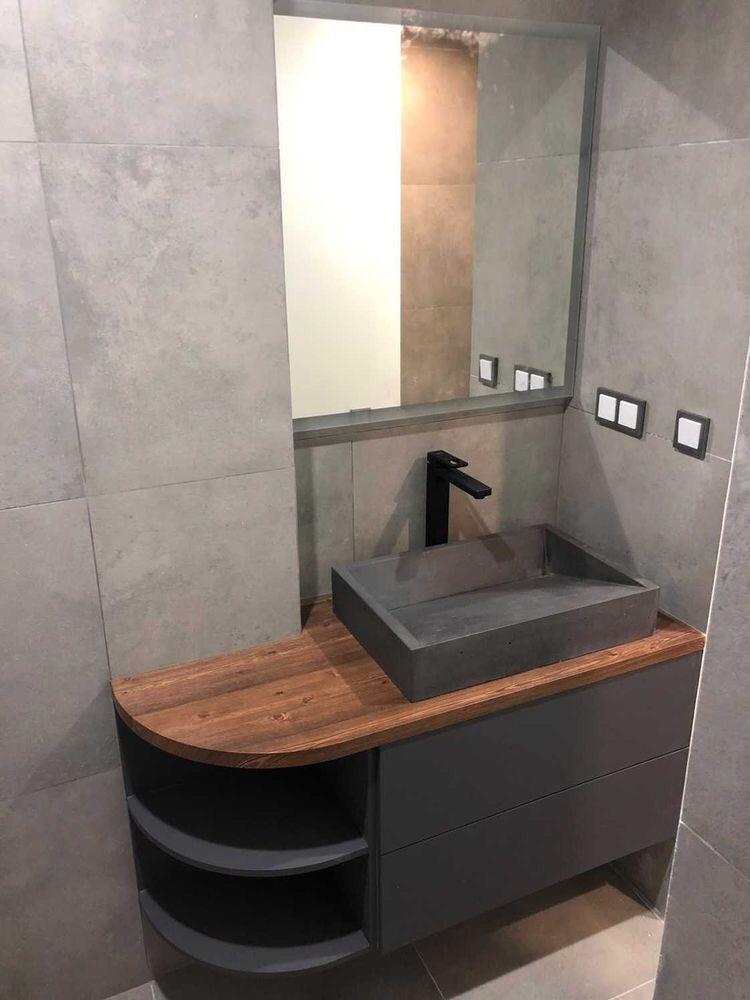 Раковина из искусственного камня Uperwood Mariana 291020217 60х40 накладная цвет серый - фото 3