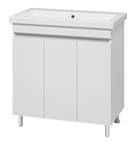 Тумба под раковину Misty Енисей Э-Ени01080-012 80х40 напольная цвет белый