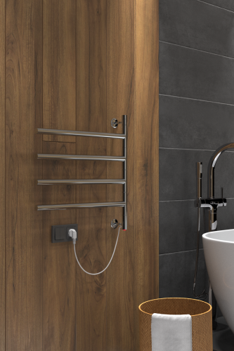 Полотенцесушитель электрический Indigo Strela STE52-60 50х50 хром