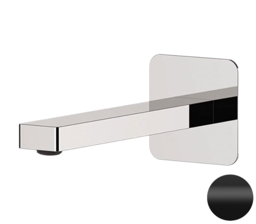 Излив Remer Slash & Dot 91SLLNO настенный черный