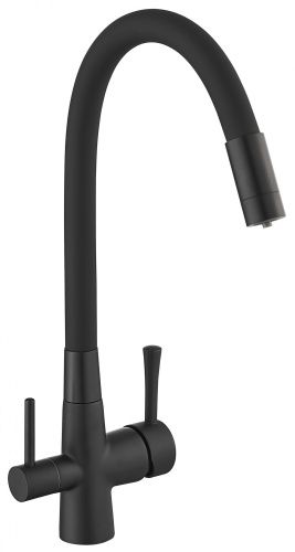 Смеситель для кухни Savol S-L1806H-01 на столешницу черный