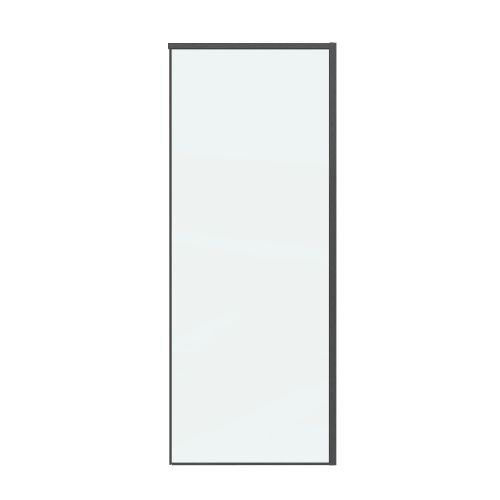 Боковая стенка Grossman Galaxy 200.K33.01.100.42.00 100х195 стекло прозрачное профиль графит