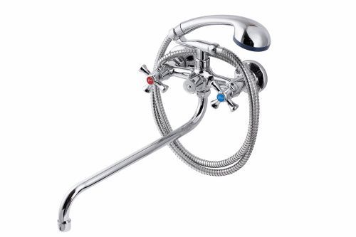 Смеситель для ванны и душа FAUZT FZs-511-07 настенный хром