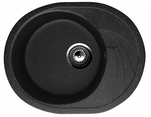 Кухонная мойка Ulgran Classic U-403-308 60х45 цвет черный