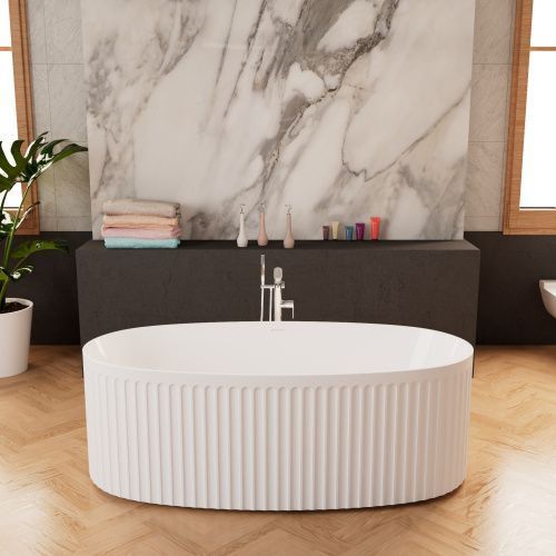 Ванна акриловая Frank 125097 170х80 отдельностоящая овальная с ножками