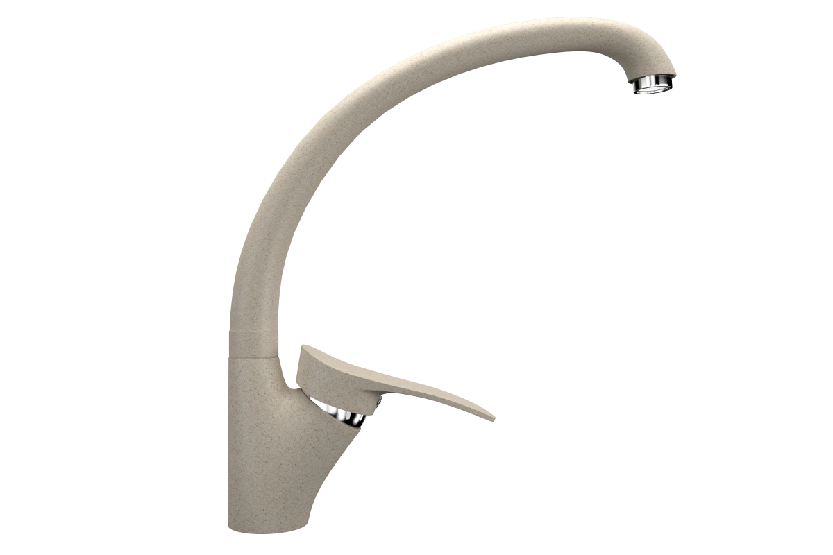 Смеситель для кухни Ulgran Classic U-001-328 на мойку бежевый