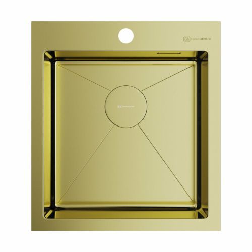 Кухонная мойка Omoikiri Akisame 4973081 45х50 цвет золото поверхность полированная