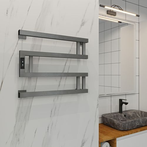 Полотенцесушитель электрический Indigo Muza DGM40-50GFMRt 50х45 серый