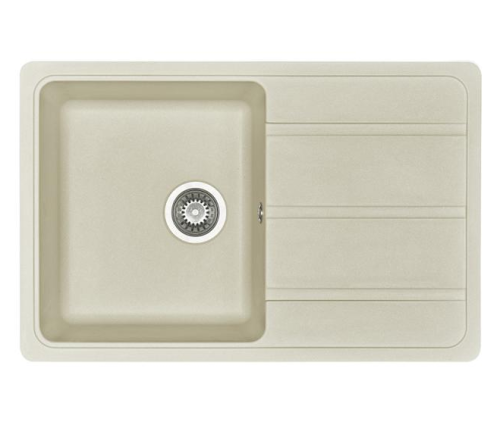 Кухонная мойка Aquaton Аманда 1A712832AD240 80х50 цвет бежевый