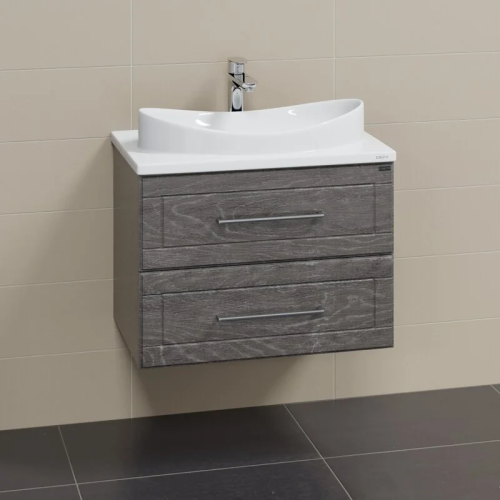 Тумба под раковину СанТа Венера 221028 70х40 подвесная цвет серый