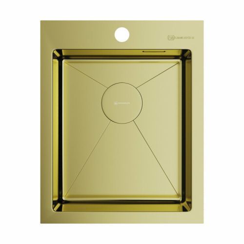 Кухонная мойка Omoikiri Akisame 4973080 40х50 цвет золото поверхность полированная