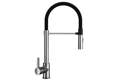 Смеситель для кухни Ulgran Classic U-024 хром на мойку хром