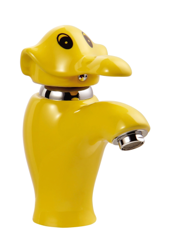 Смеситель Gid Aventura C054Y на раковину желтый