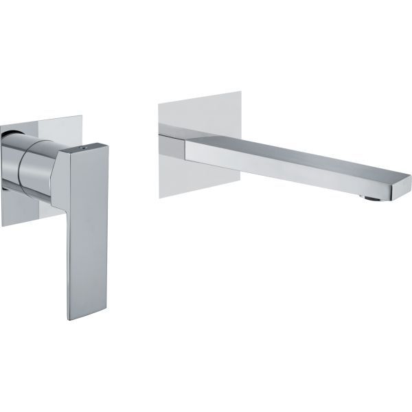 Смеситель для раковины Fiore Kube 100OZ7597 встраиваемый в стену золото