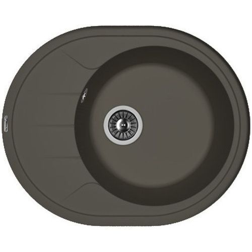 Кухонная мойка Florentina Родос 620 20.245.B0620.302 60х50 цвет черный поверхность матовая