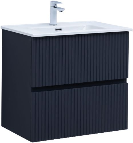 Тумба под раковину Aquanet Джейн 00313301 70х40 подвесная цвет синий