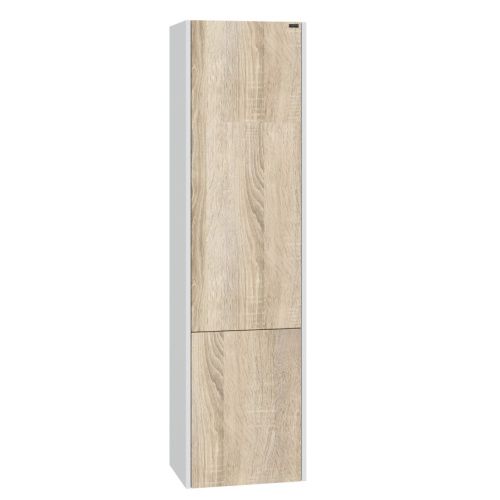 Шкаф-пенал СанТа Меркурий 700457 40х150 подвесной цвет бежевый/белый