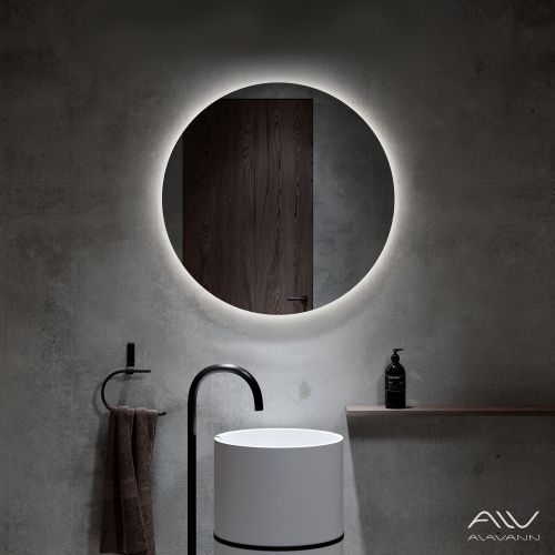 Зеркало с подсветкой Alavann Rondo ALV0113003 70х70 подвесное