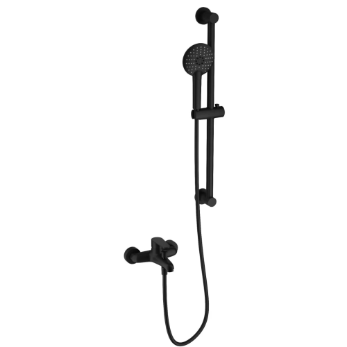 Душевой гарнитур Wonzon & Woghand Alfa WW-AE3205-MB настенный черный