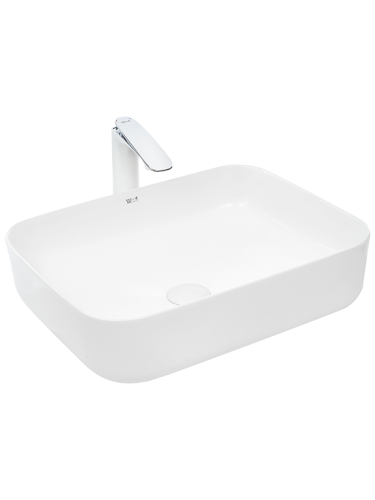 Раковина из сантехнического фаянса WeltWasser WW SK 10000003851 50х40 подвесная цвет белый без отверстий под смеситель